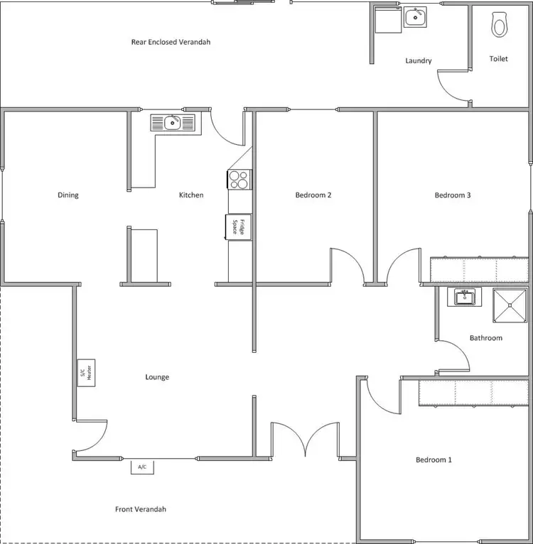 Floorplan of Homely house listing, 24 Minlaton Road, Yorketown SA 5576