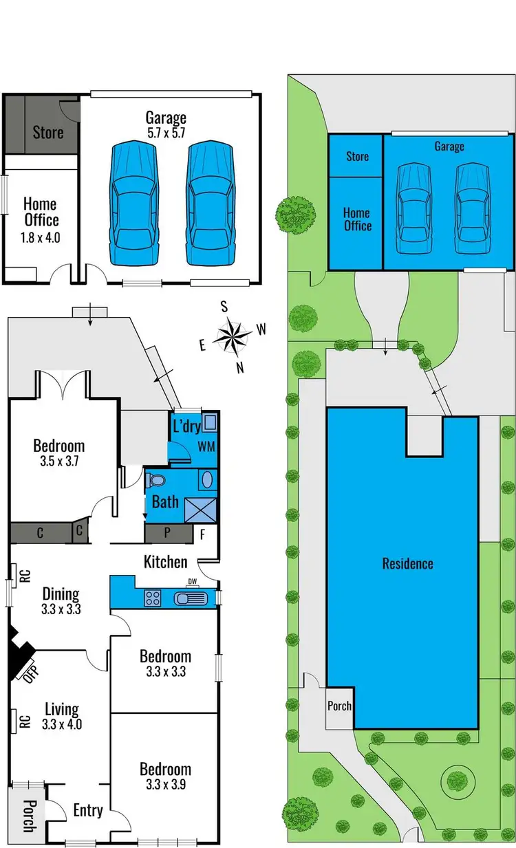 Floorplan of Homely house listing, 12 Grey Street, East Geelong VIC 3219