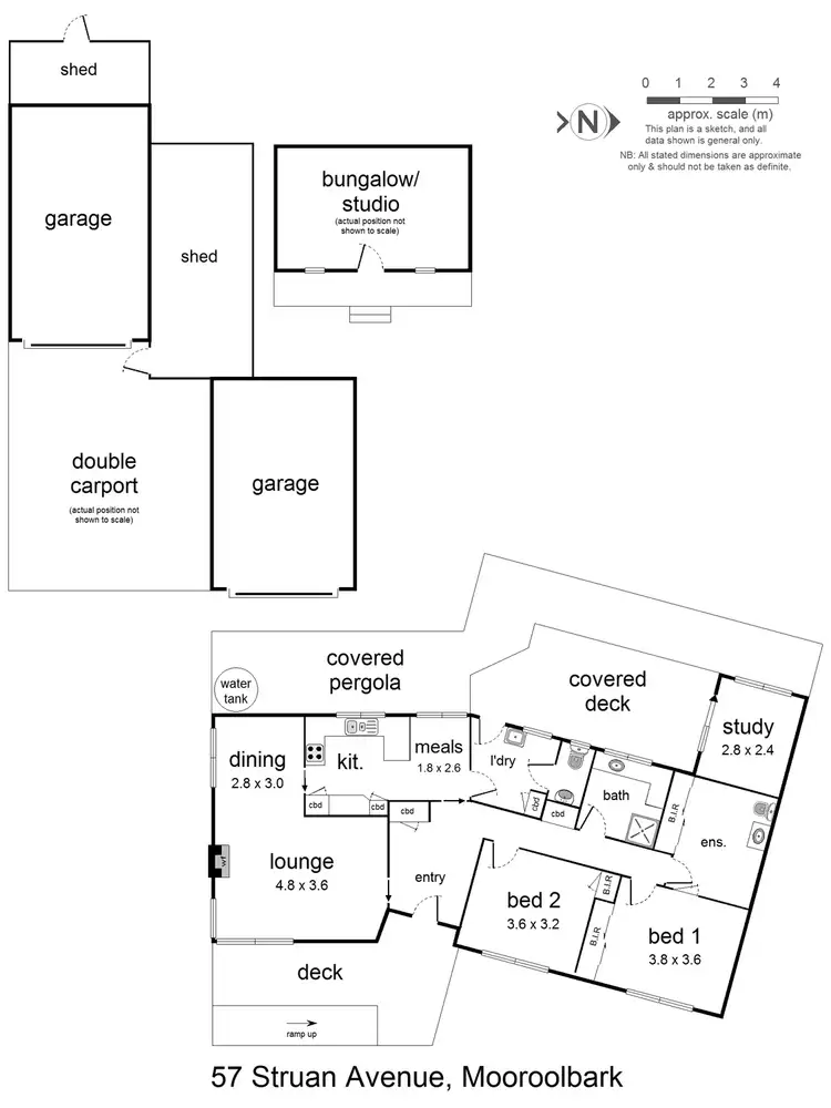 Floorplan of Homely house listing, 57 Struan Avenue, Mooroolbark VIC 3138