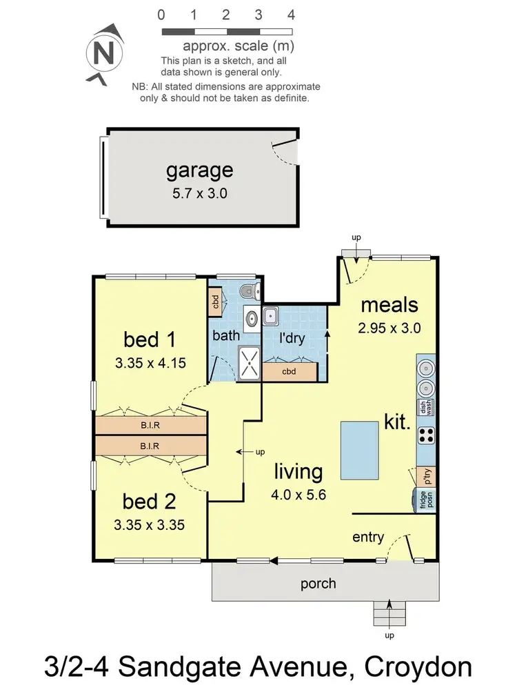 Floorplan of Homely unit listing, 3/2-4 Sandgate Avenue, Croydon VIC 3136