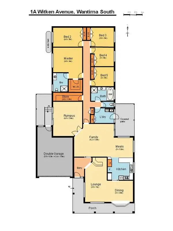 Floorplan of Homely house listing, 1A Witken Avenue, Wantirna South VIC 3152