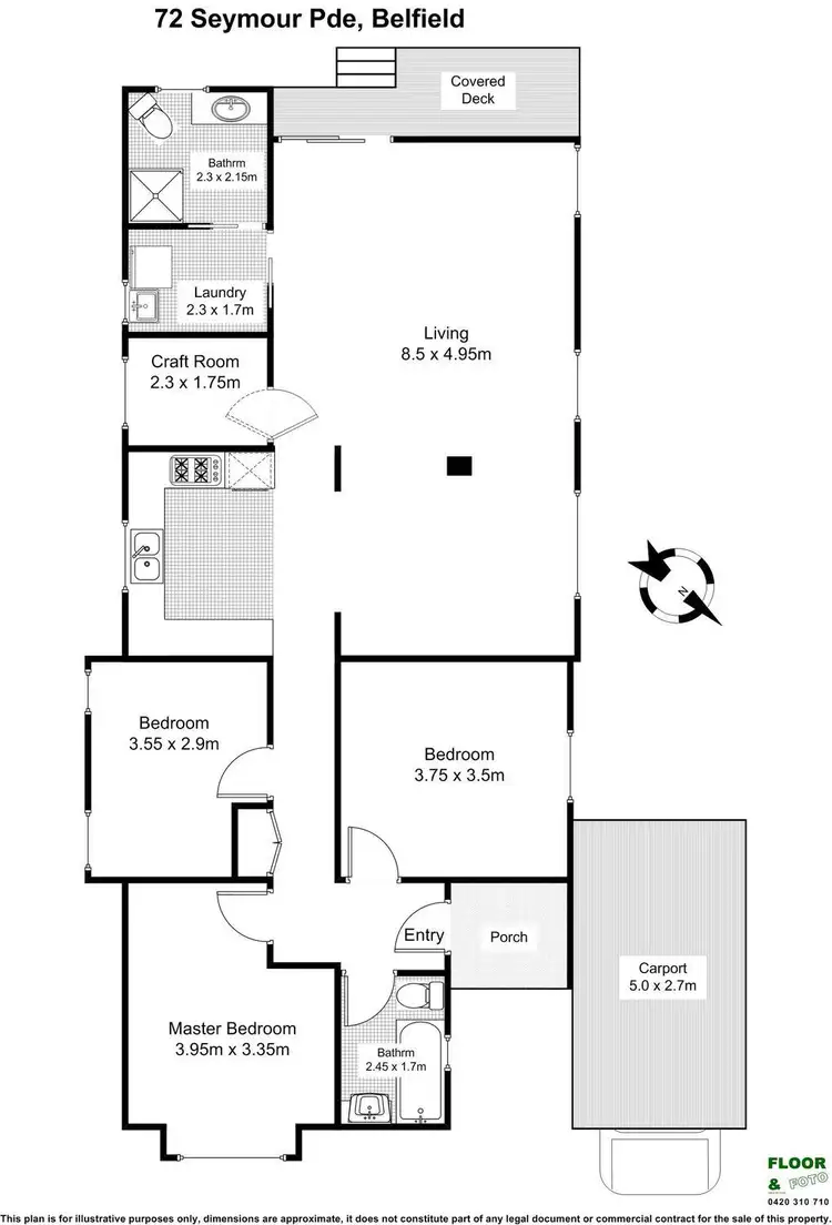 Floorplan of Homely house listing, 72 Seymour Parade, Belfield NSW 2191