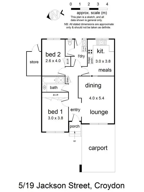 Floorplan of Homely unit listing, 5/19 Jackson Street, Croydon VIC 3136