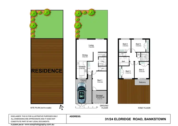 Floorplan of Homely townhouse listing, 31/24-36 Eldridge Road, Bankstown NSW 2200