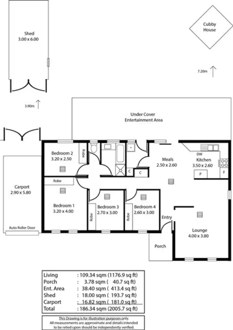 Floorplan of Homely house listing, 15 Shelton Drive, Athelstone SA 5076