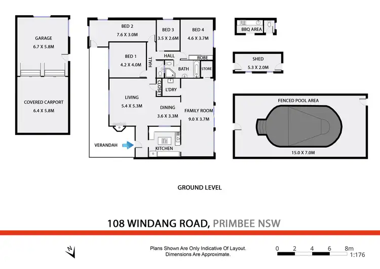 Floorplan of Homely house listing, 108 Windang Road, Primbee NSW 2502