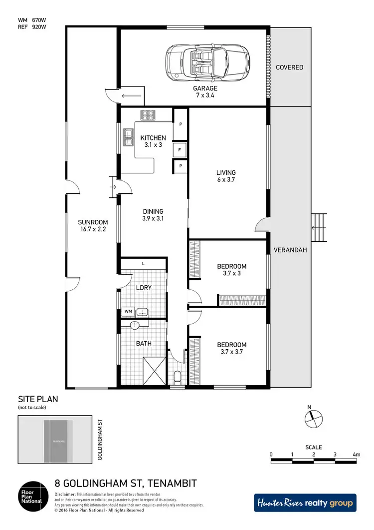 Floorplan of Homely house listing, 8 Goldingham Street, Tenambit NSW 2323