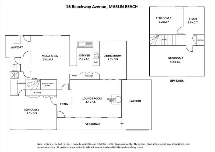 Floorplan of Homely house listing, 16 Beachway Avenue, Maslin Beach SA 5170