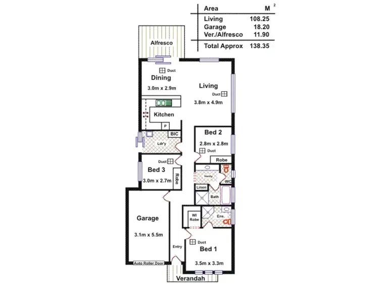 Floorplan of Homely house listing, 52A Foster Row, Ingle Farm SA 5098