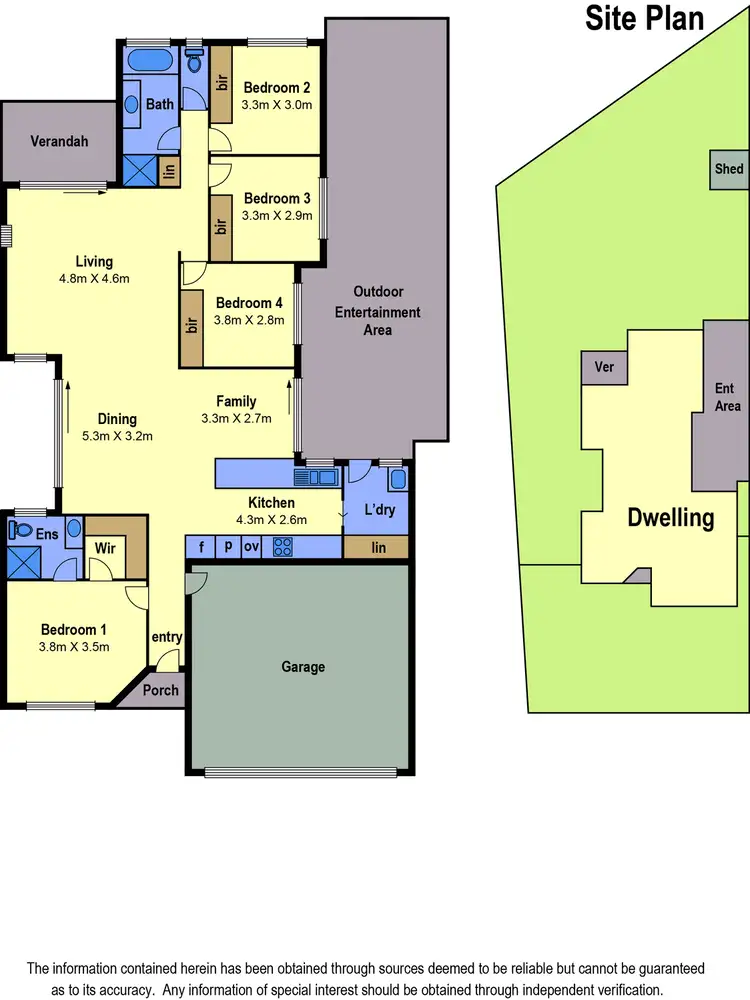 Floorplan of Homely house listing, 6 Berthon Crescent, Hillside VIC 3037