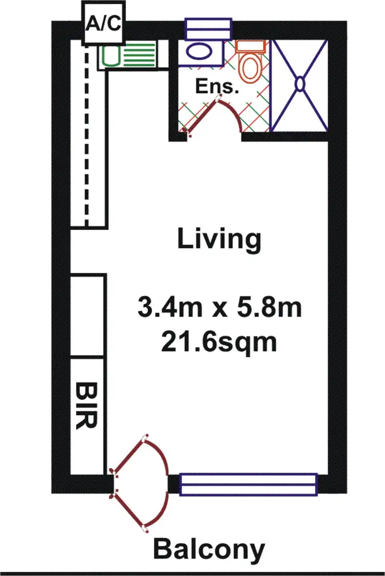 Floorplan of Homely unit listing, 17/132 Conyngham Street, Glenunga SA 5064