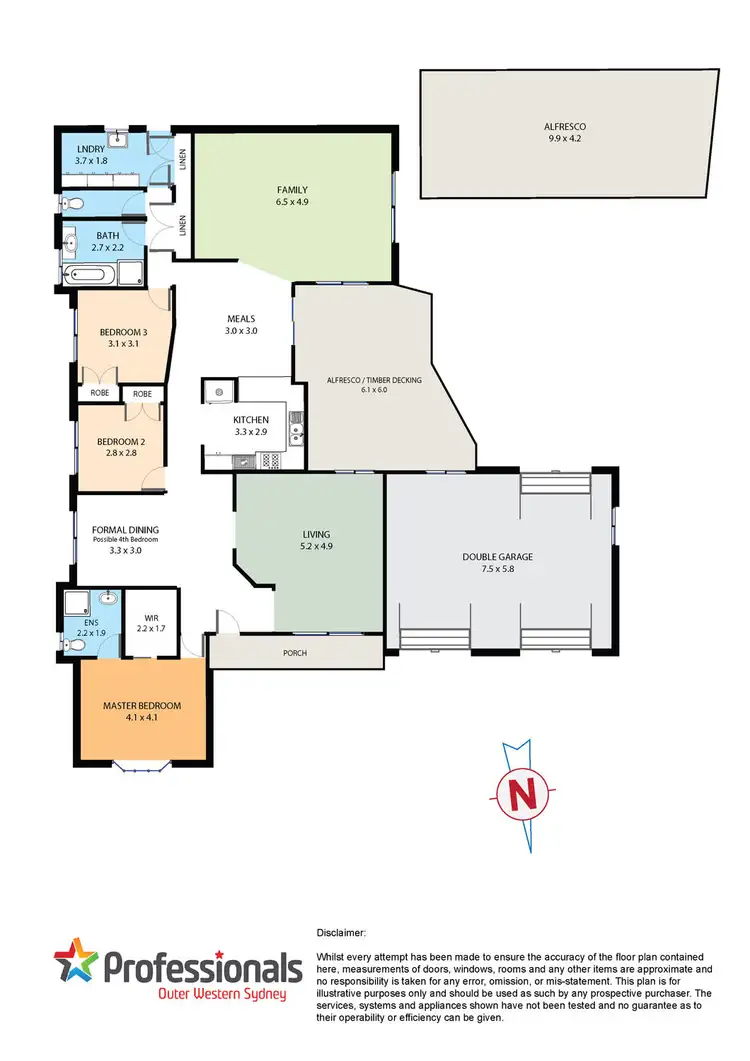 Floorplan of Homely house listing, 3 Shrike Glen, Erskine Park NSW 2759
