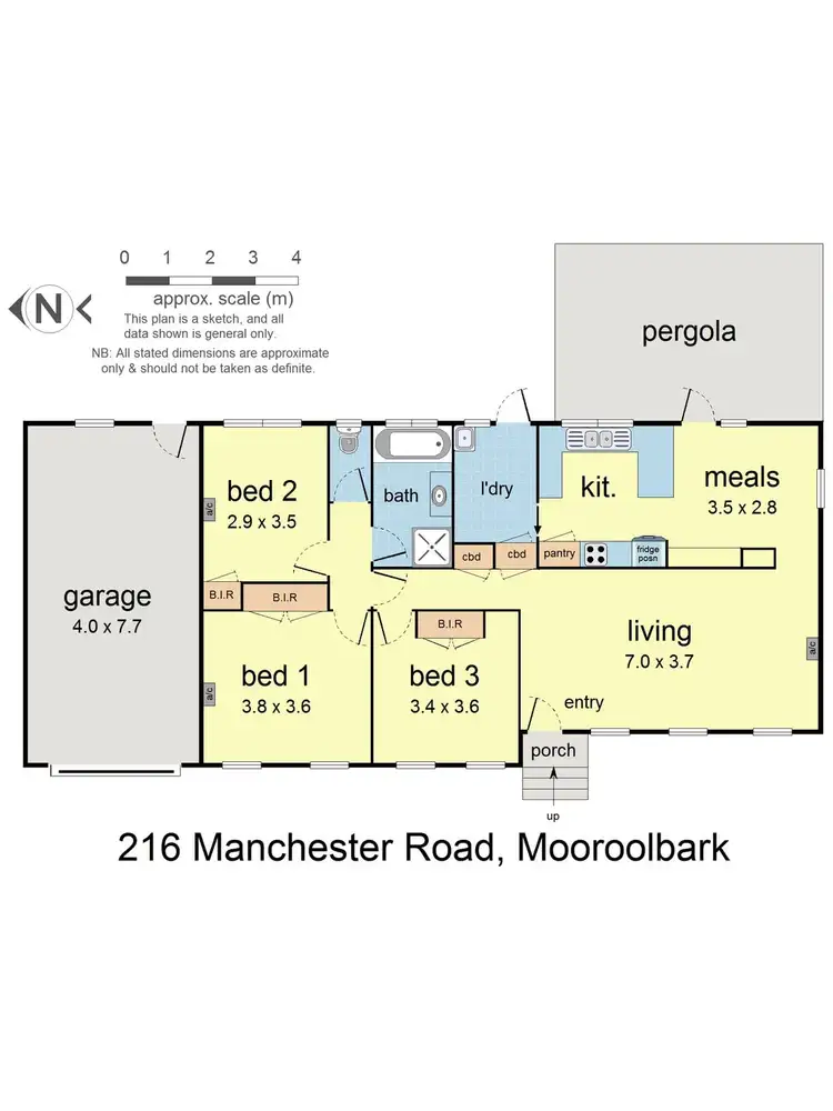 Floorplan of Homely house listing, 216 Manchester Road, Mooroolbark VIC 3138
