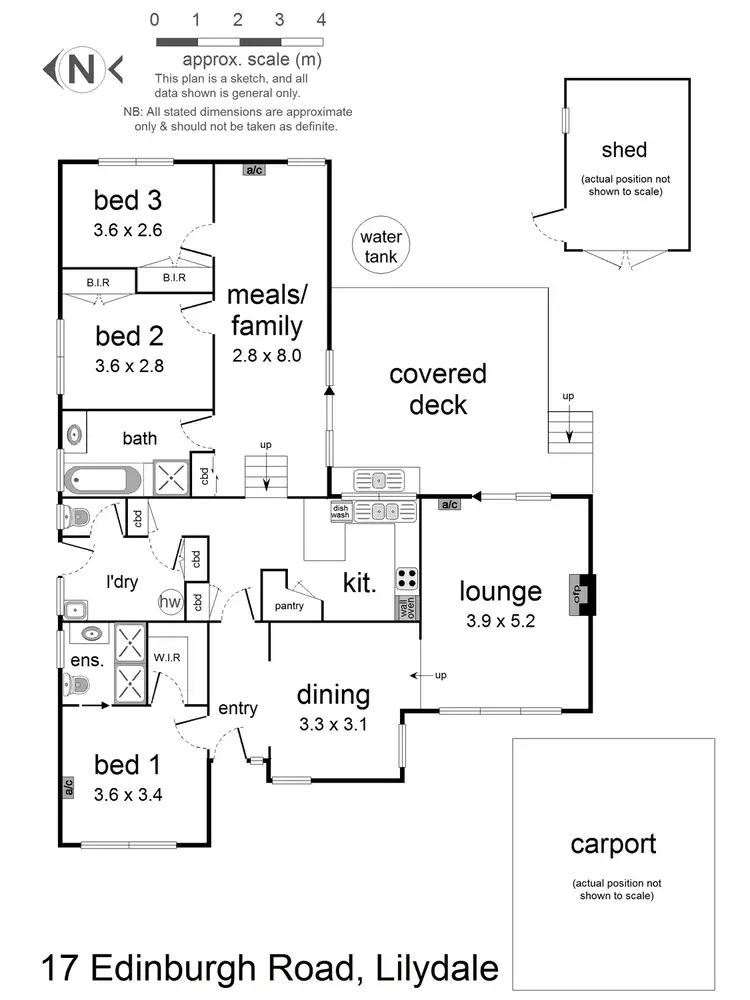 Floorplan of Homely house listing, 17 Edinburgh Road, Lilydale VIC 3140