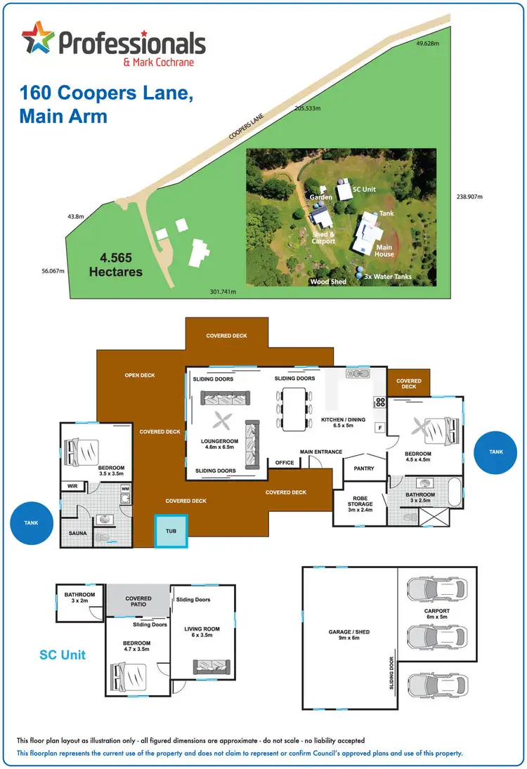 Floorplan of Homely rural property listing, 160 Coopers Lane, Mullumbimby NSW 2482