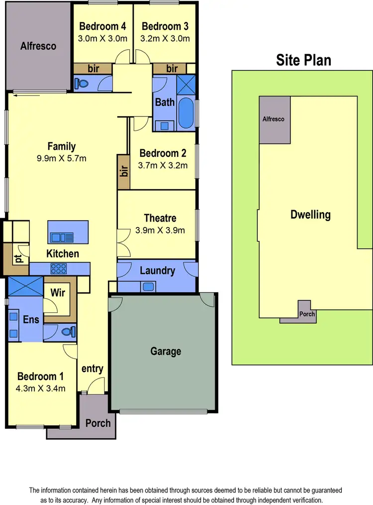 Floorplan of Homely house listing, 7 Mandalay Parade, Plumpton VIC 3335