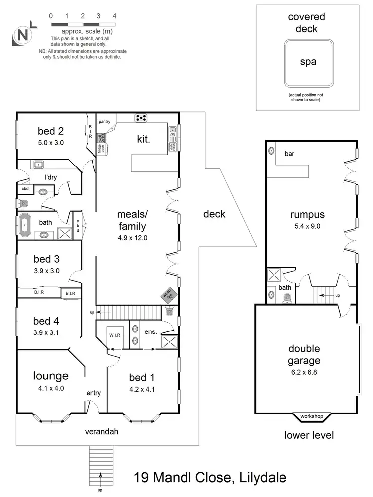Floorplan of Homely house listing, 19 Mandl Close, Lilydale VIC 3140