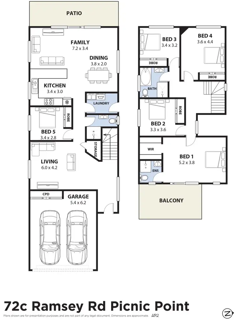 Floorplan of Homely house listing, 72c Ramsay Road, Picnic Point NSW 2213