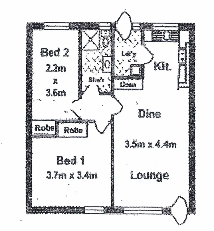 Floorplan of Homely unit listing, 8/1 Whinnen Street, St Agnes SA 5097