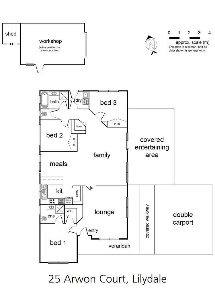Floorplan of Homely house listing, 25 Arwon Court, Lilydale VIC 3140
