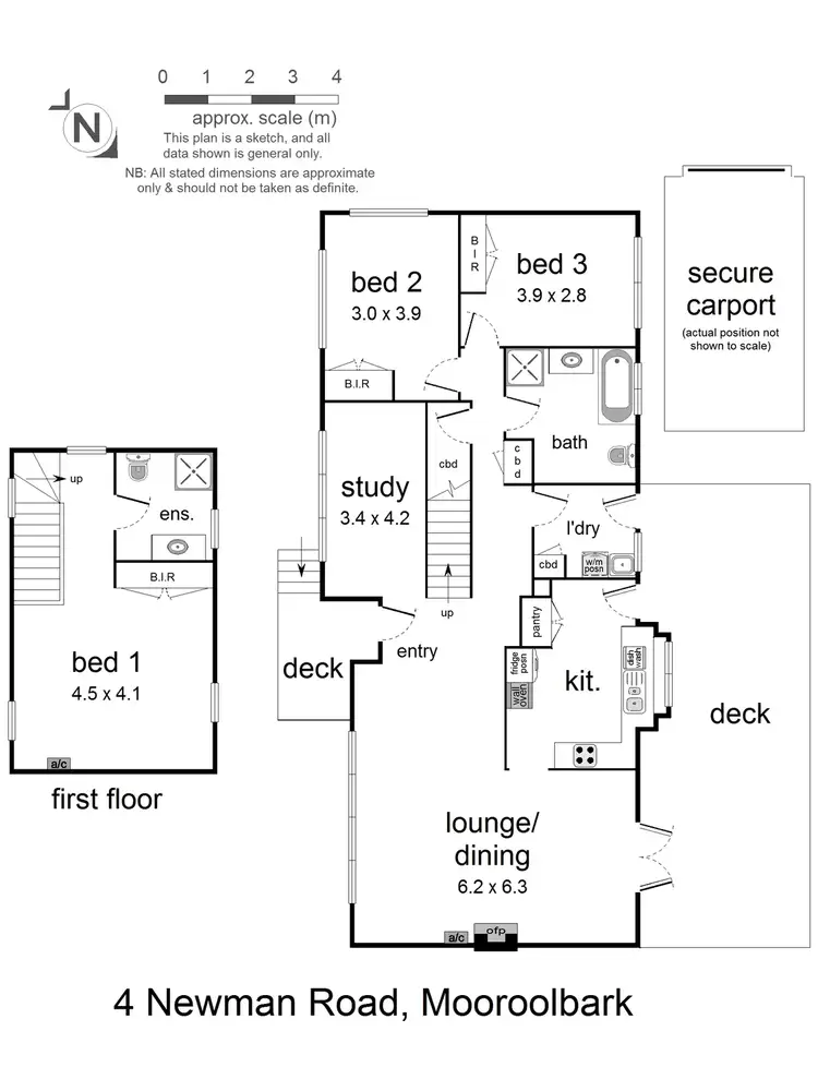 Floorplan of Homely house listing, 4 Newman Road, Mooroolbark VIC 3138