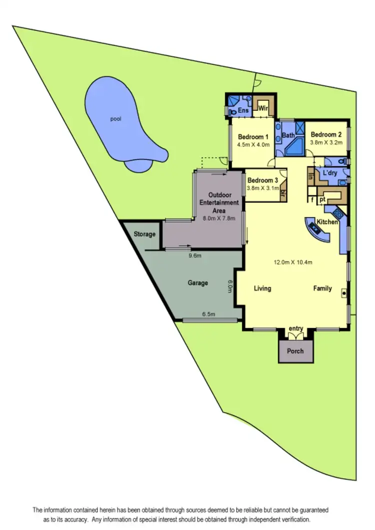 Floorplan of Homely house listing, 6 Lindsay Court, Taylors Lakes VIC 3038