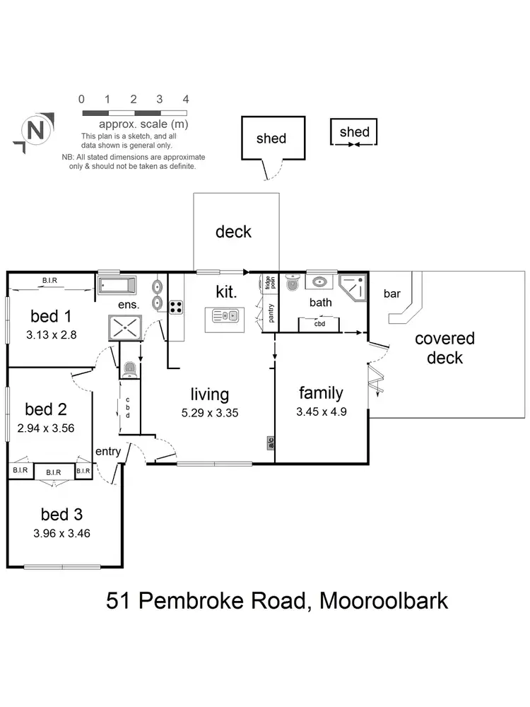 Floorplan of Homely house listing, 51 Pembroke Road, Mooroolbark VIC 3138