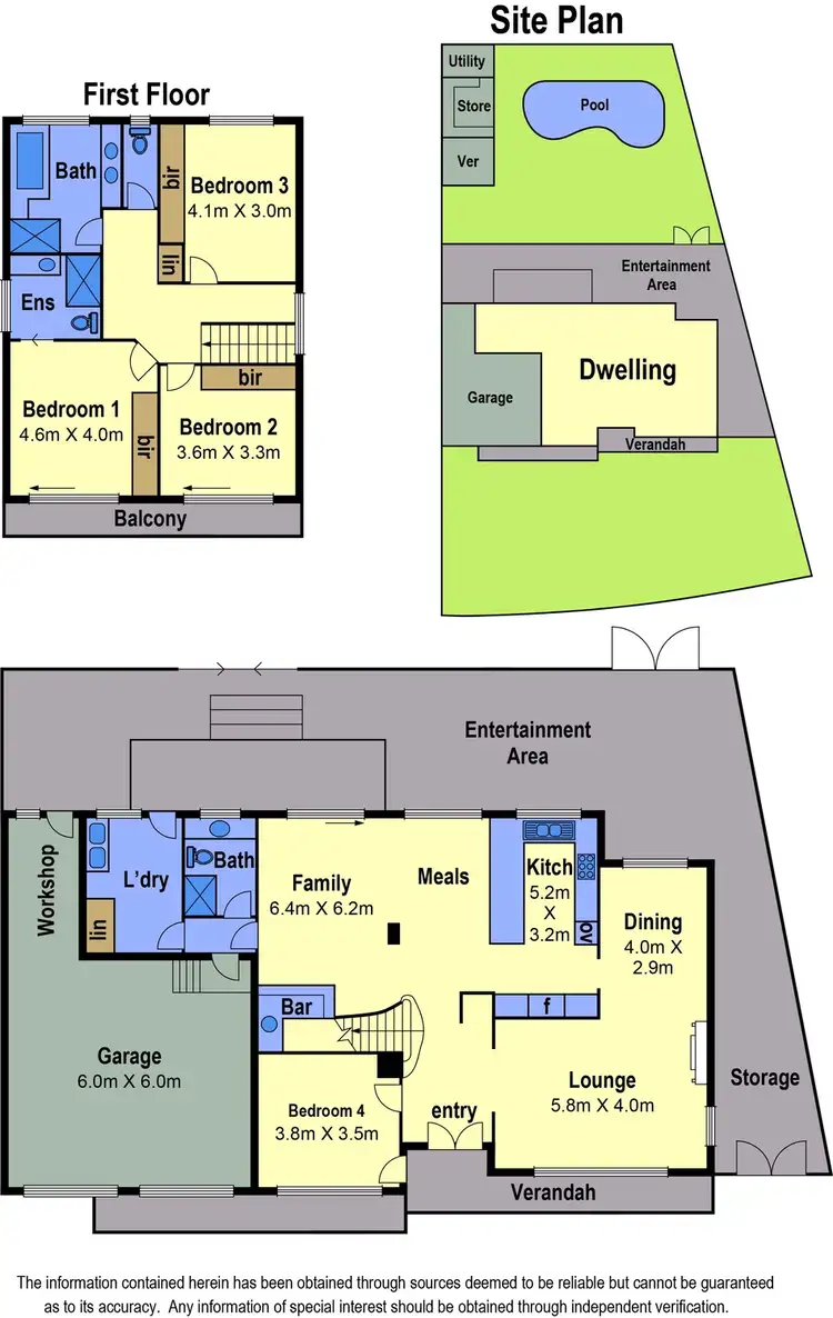 Floorplan of Homely house listing, 1 Mathis Avenue, Keilor Downs VIC 3038