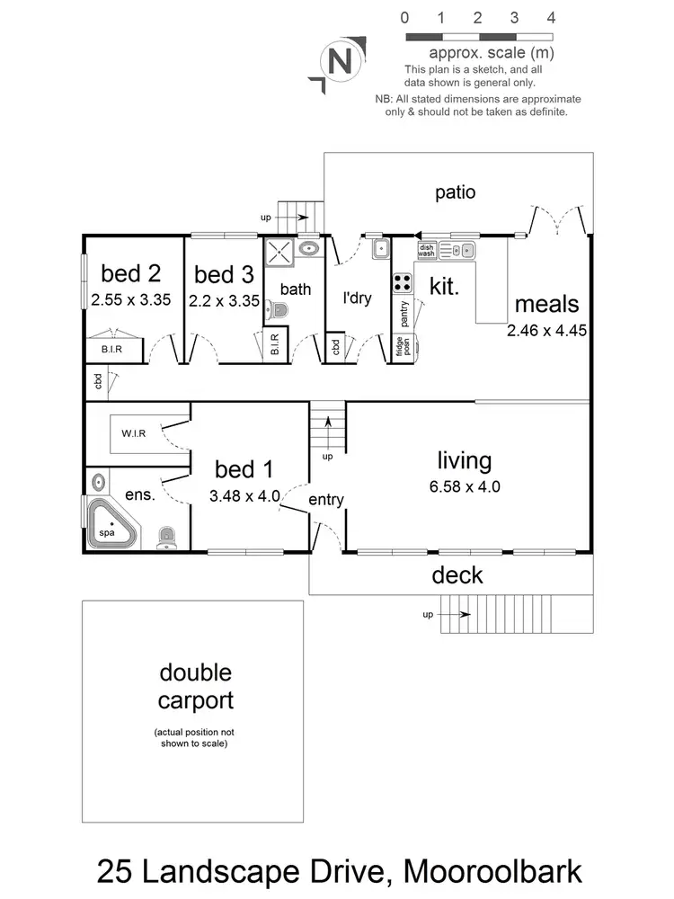 Floorplan of Homely house listing, 25 Landscape Drive, Mooroolbark VIC 3138