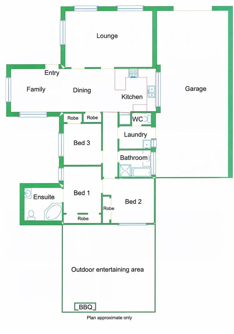 Floorplan of Homely house listing, 23 Norton Drive, Mooroopna VIC 3629