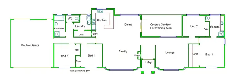 Floorplan of Homely house listing, 8 Ironbark Way, Shepparton VIC 3630