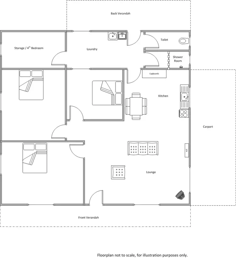 Floorplan of Homely house listing, Sec 219/31 Mud Alley, Foul Bay SA 5577