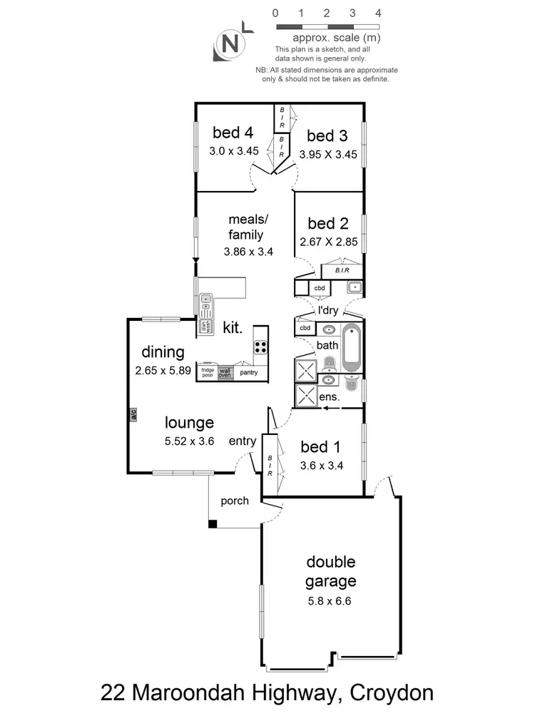 Floorplan of Homely house listing, 22 Maroondah Highway, Croydon VIC 3136