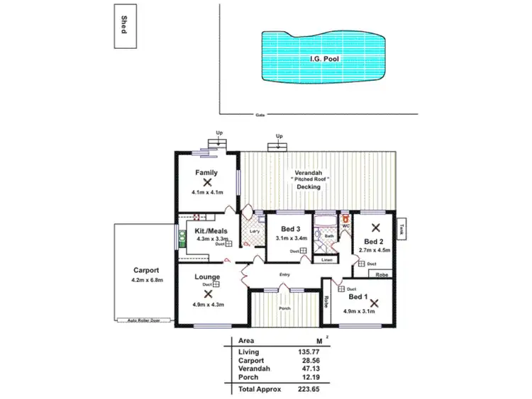 Floorplan of Homely house listing, 26 Alexander Avenue, Modbury North SA 5092