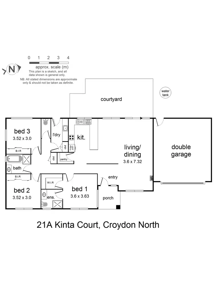 Floorplan of Homely house listing, 21a Kinta Court, Croydon North VIC 3136