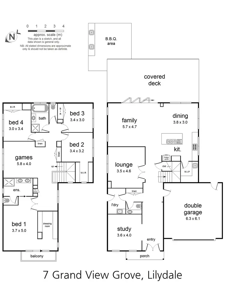 Floorplan of Homely house listing, 7 Grand View Grove, Lilydale VIC 3140
