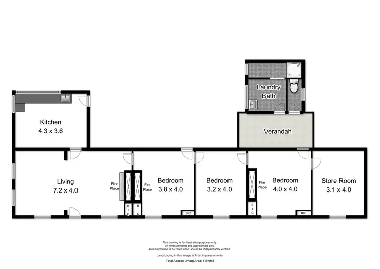 Floorplan of Homely house listing, 110 Little Road, Whites Valley SA 5172