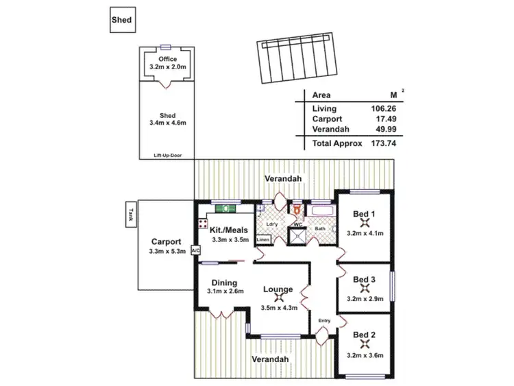 Floorplan of Homely house listing, 72 Liberman Road, Para Hills SA 5096