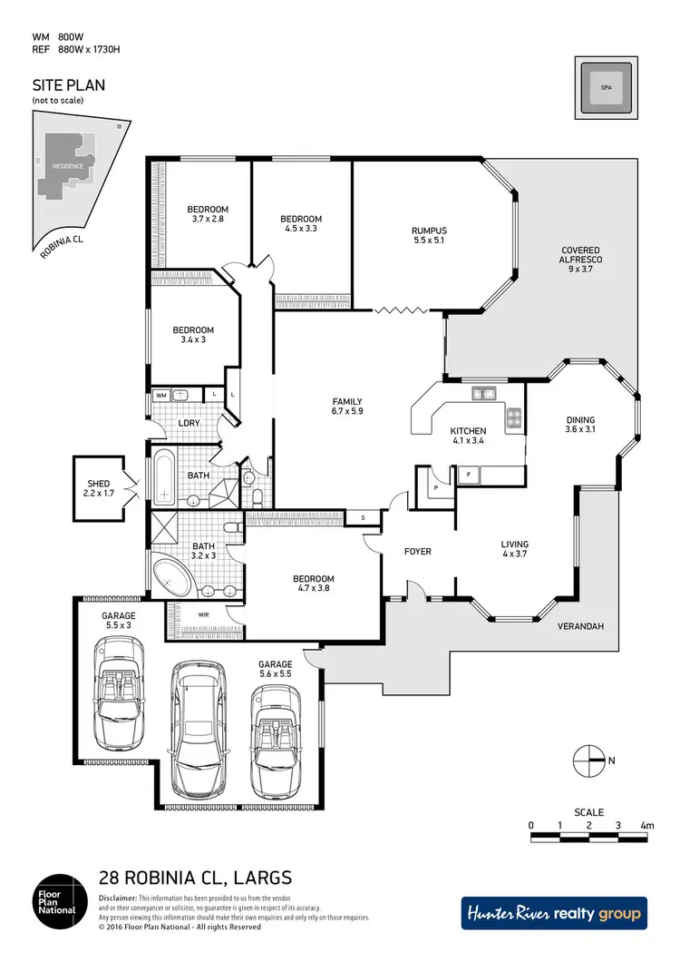 Floorplan of Homely house listing, 28 Robinia Close, Largs NSW 2320