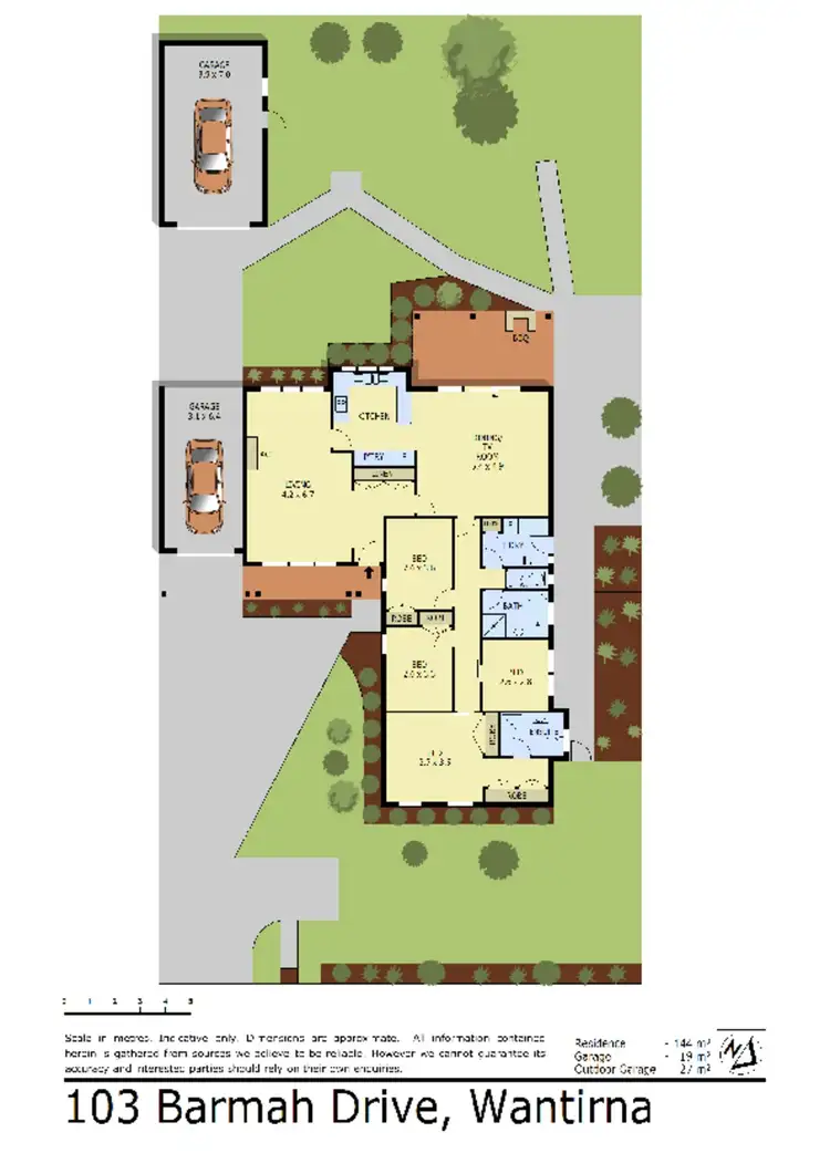 Floorplan of Homely house listing, 103 Barmah Drive, Wantirna VIC 3152