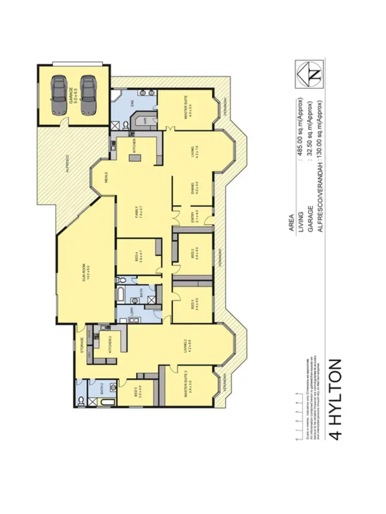 Floorplan of Homely house listing, 4 Hylton Court, Wodonga VIC 3690