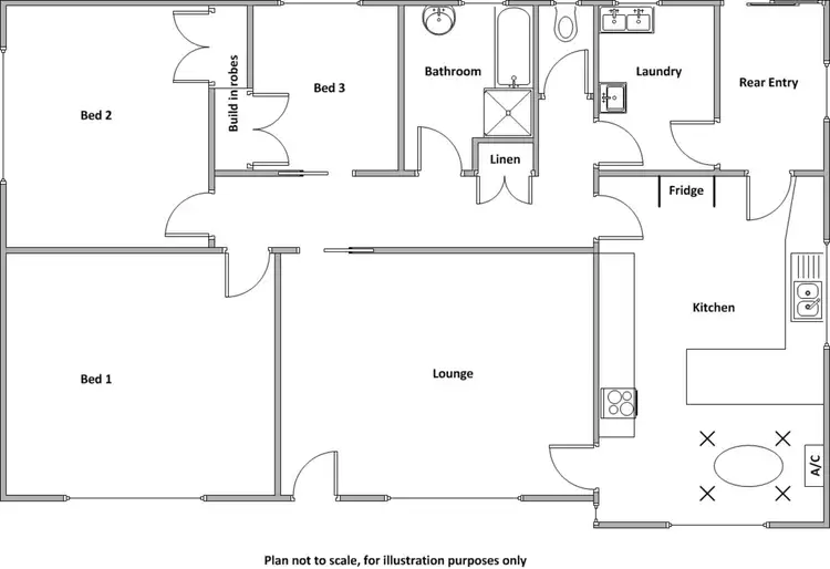 Floorplan of Homely house listing, 3 Young Street, Yorketown SA 5576