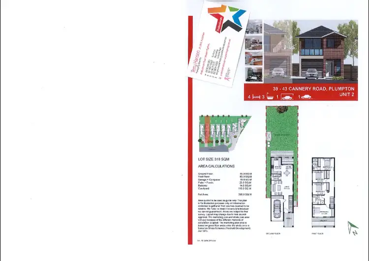 Floorplan of Homely house listing, 1-8/39-43 Cannery Road, Plumpton NSW 2761
