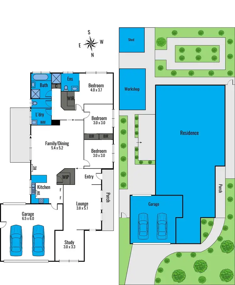 Floorplan of Homely house listing, 5 Edna Way, Grovedale VIC 3216