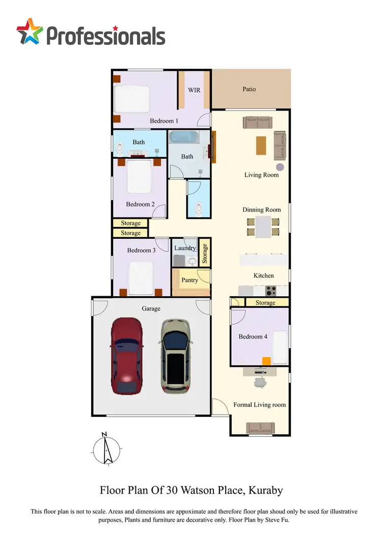 Floorplan of Homely house listing, 30 Watson Place, Kuraby QLD 4112