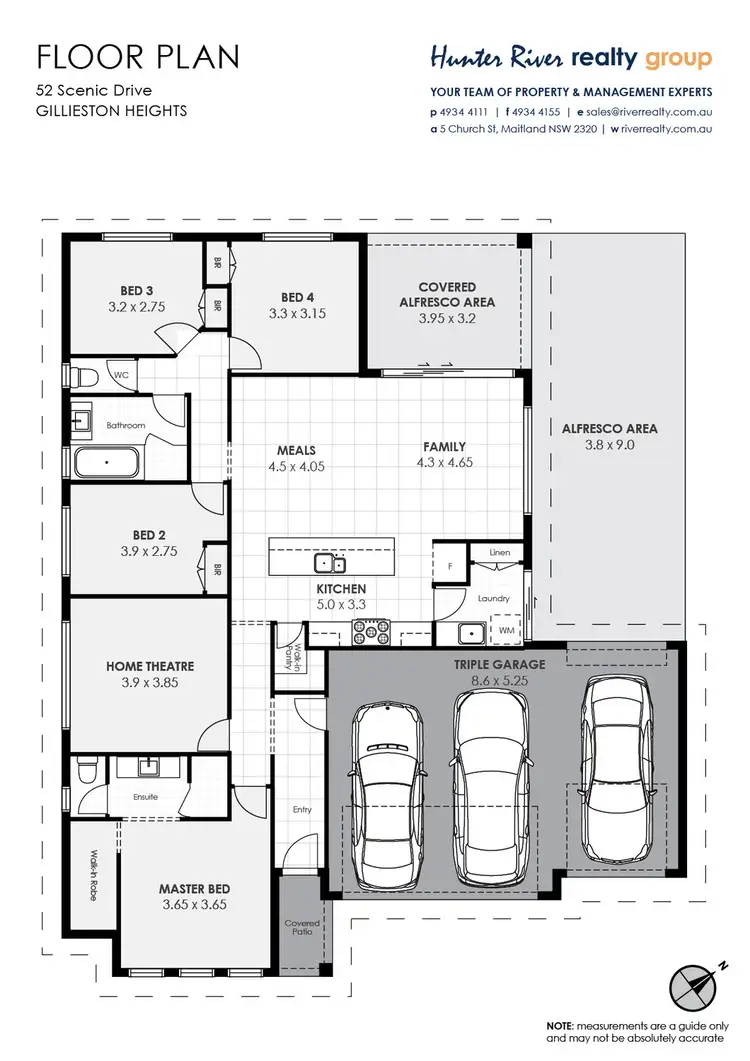Floorplan of Homely house listing, 52 Scenic Drive, Gillieston Heights NSW 2321