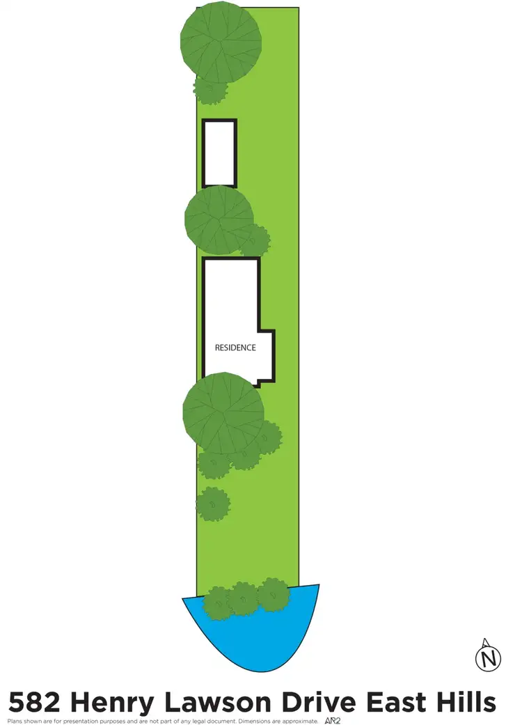 Floorplan of Homely house listing, 582 Henry Lawson Drive, East Hills NSW 2213