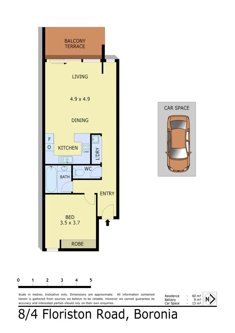 Floorplan of Homely apartment listing, 8/4 Floriston Road, Boronia VIC 3155