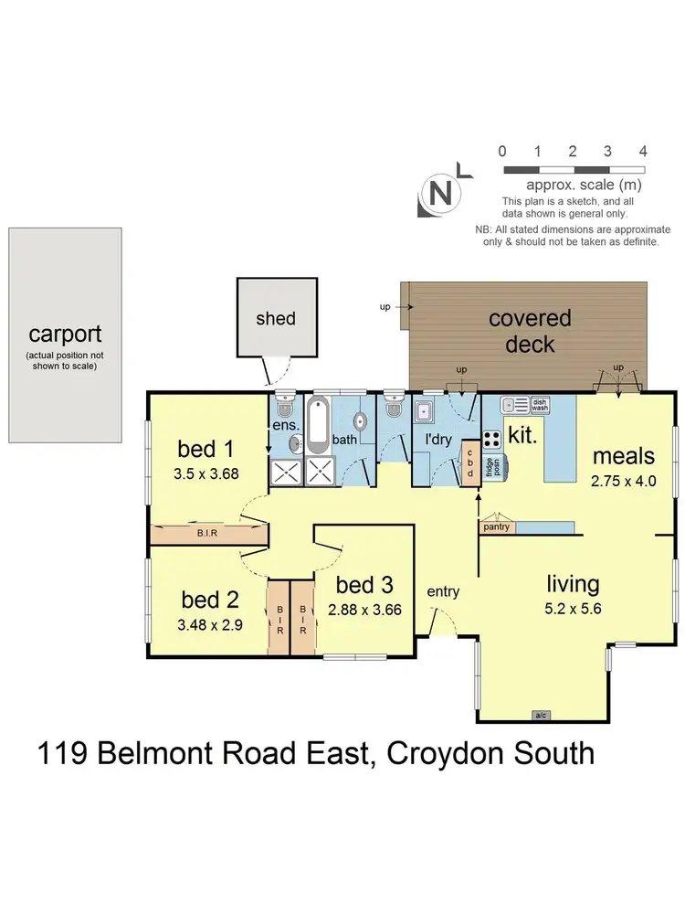 Floorplan of Homely house listing, 119 Belmont Road East, Croydon South VIC 3136