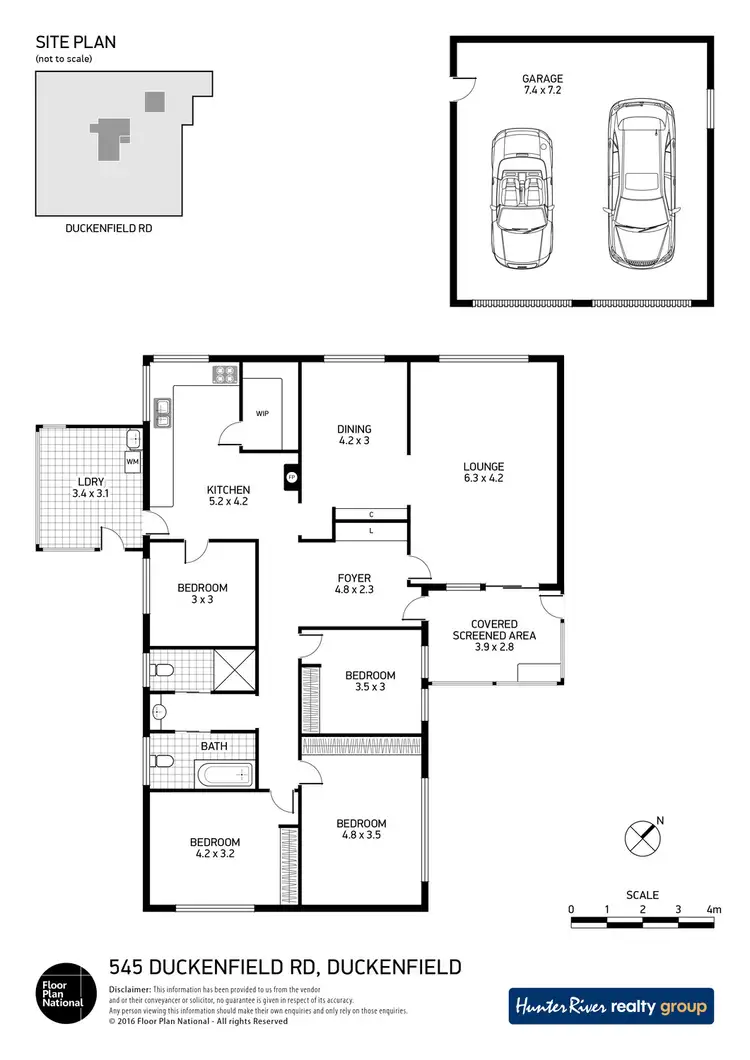 Floorplan of Homely house listing, 545 Duckenfield Road, Duckenfield NSW 2321